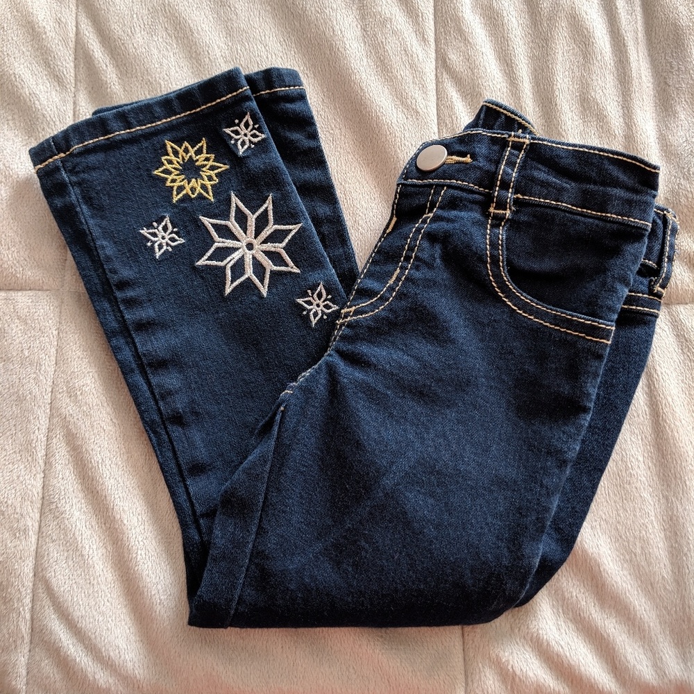 Girls Gymboree 3T decorative jeans